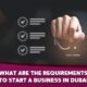 what are the requirements to start a business in dubai