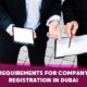 Requirements for company registration in Dubai